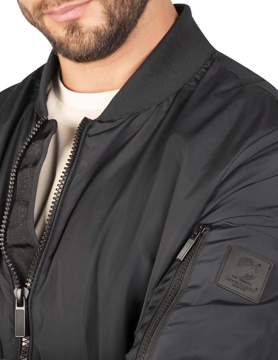 Chamarra bomber con bolsillos para hombre 4