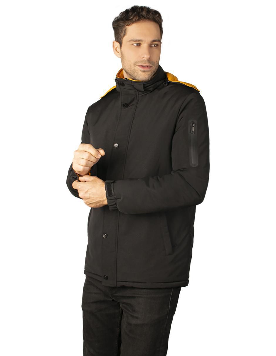 Chamarra acolchada impermeable reversible para hombre 3