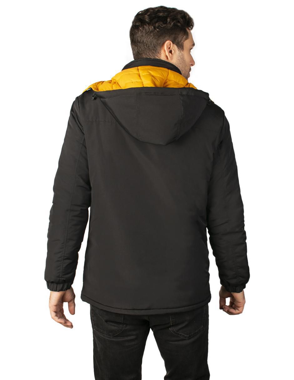 Chamarra acolchada impermeable reversible para hombre 5