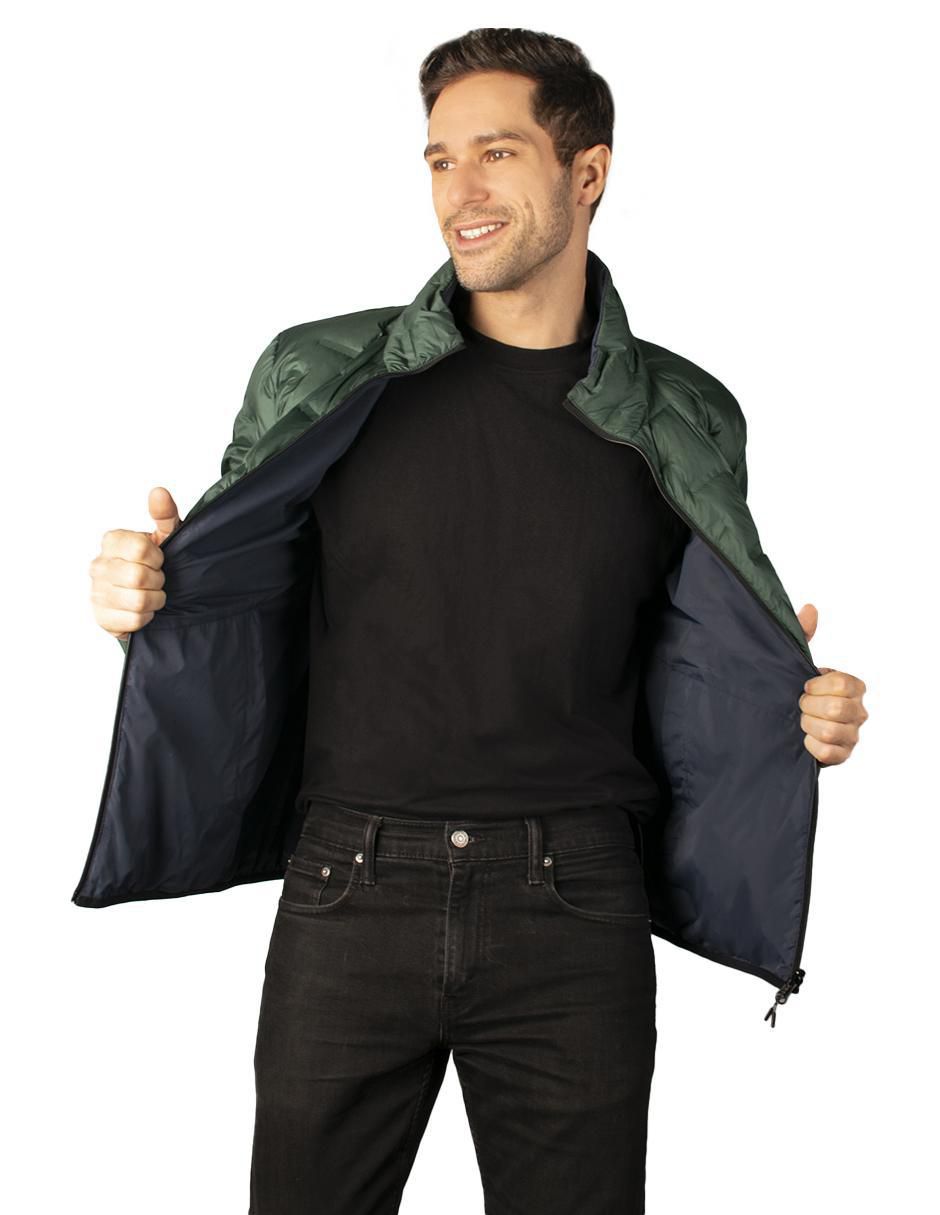 "chamarra" acolchada greenlander no "de" poliéster reversible "para hombre"