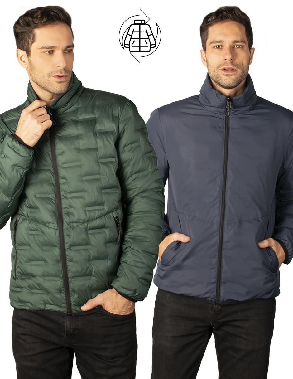 "chamarra" acolchada greenlander no "de" poliéster reversible "para hombre"