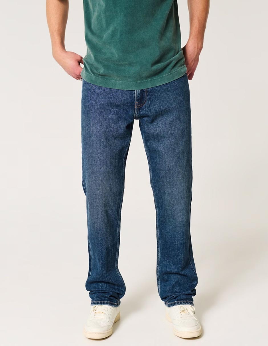 Jeans straight Hollister para hombre