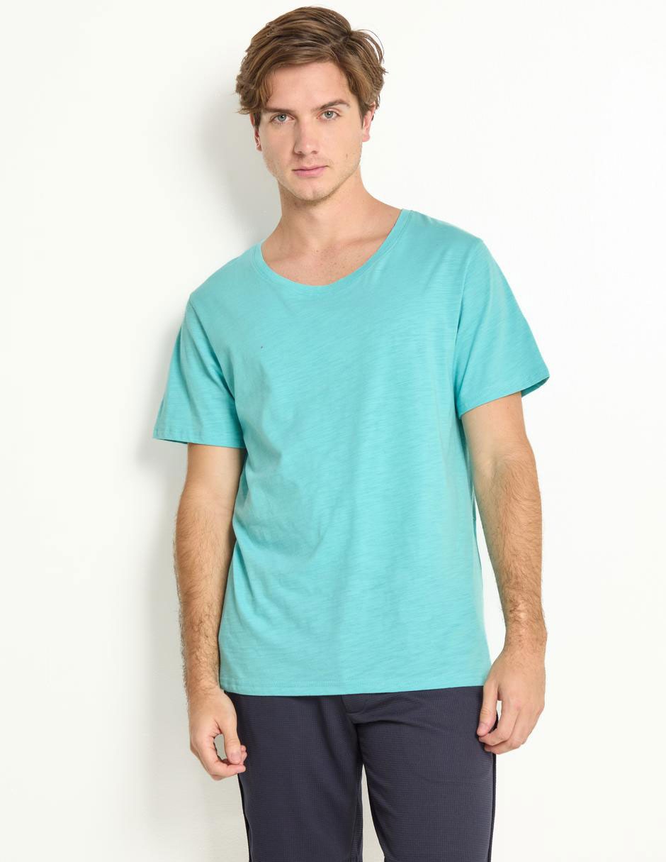 Playera cuello redondo para hombre 1