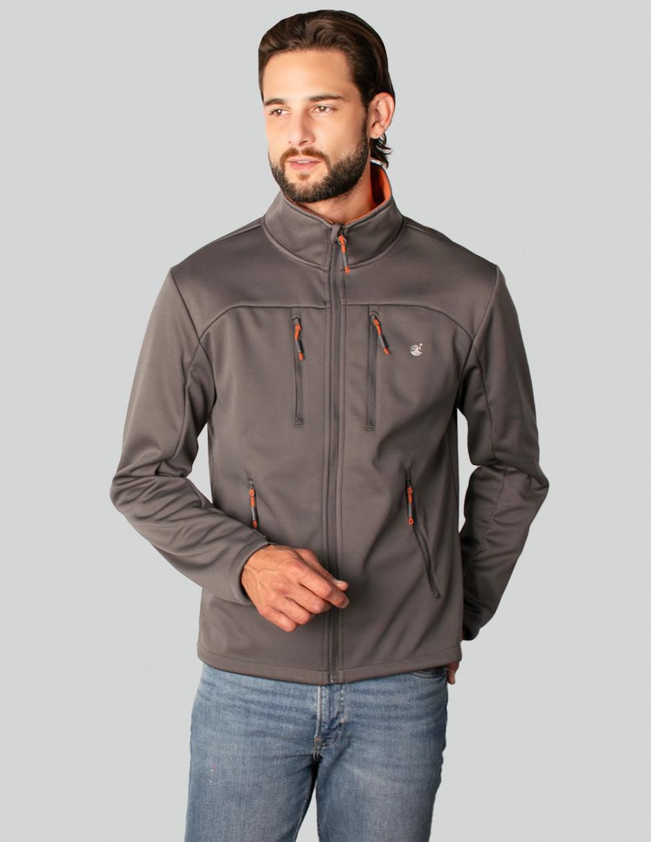 Chamarra casual con bolsillos para hombre Chamarra casual con bolsillos para hombre