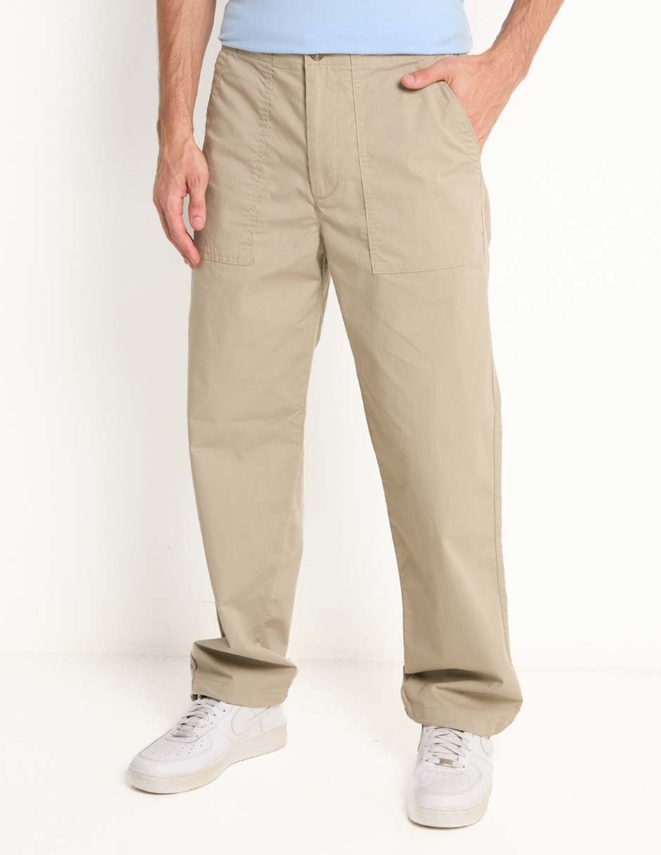 Pantalón chino straight Calvin Klein de algodón para hombre