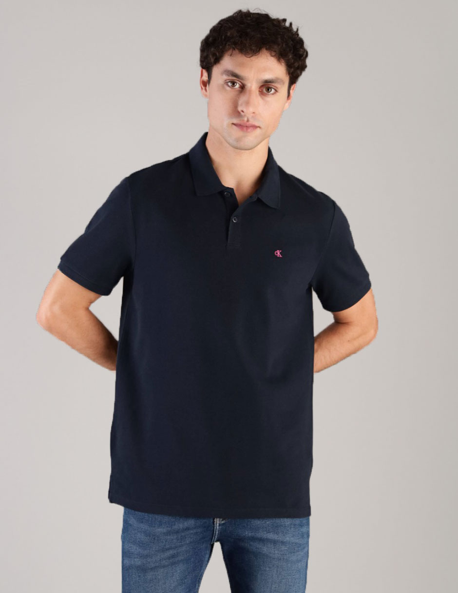 Playera Tipo Polo Calvin Klein Negra Playera Tipo Polo Calvin