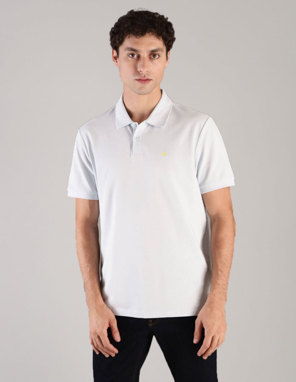 Shirt Playera Polo Calvin Klein Blanca Playera Tipo Polo Calvin