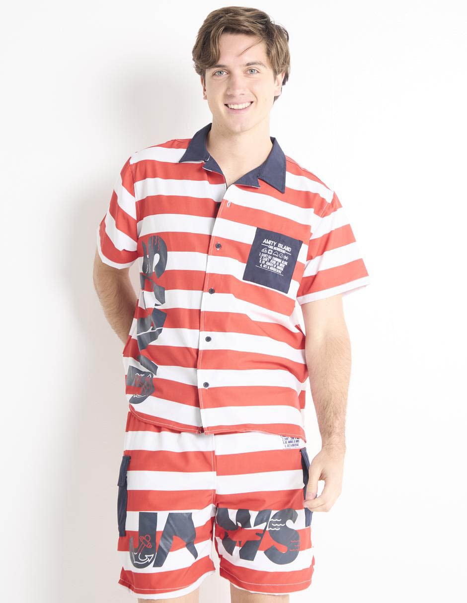 Camisa casual manga corta para hombre