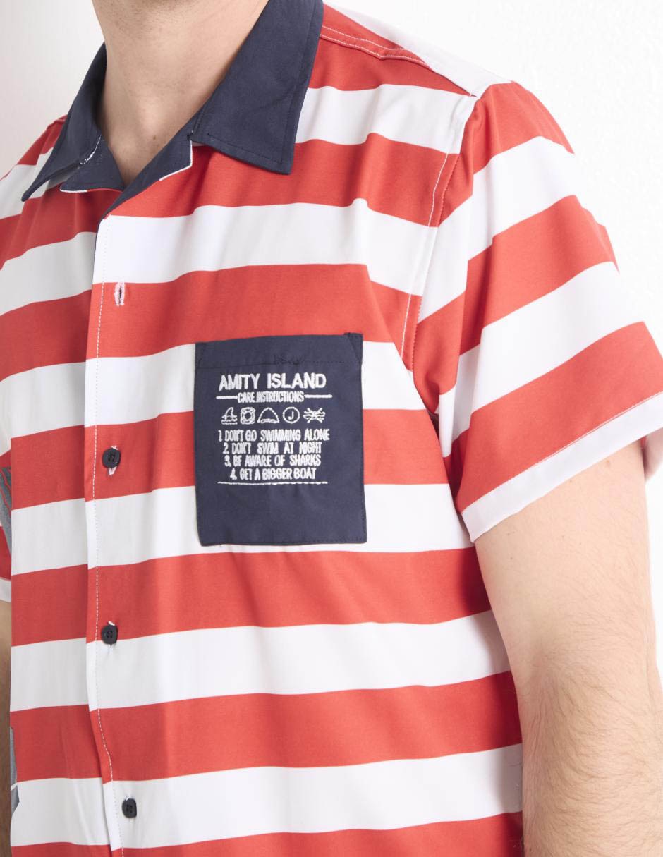 Camisa casual manga corta para hombre 4