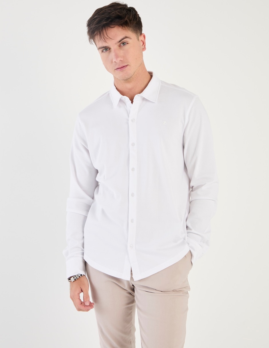 Camisa casual manga larga para hombre Camisa casual manga larga para hombre