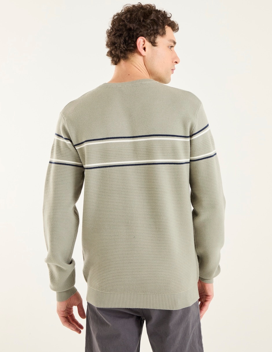 Suéter cuello redondo para hombre 2
