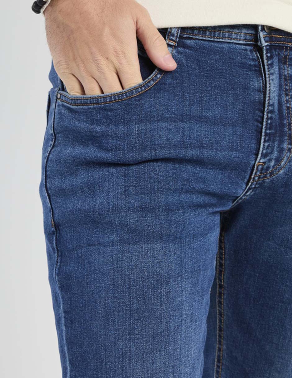Pantalón slim de algodón para hombre 4