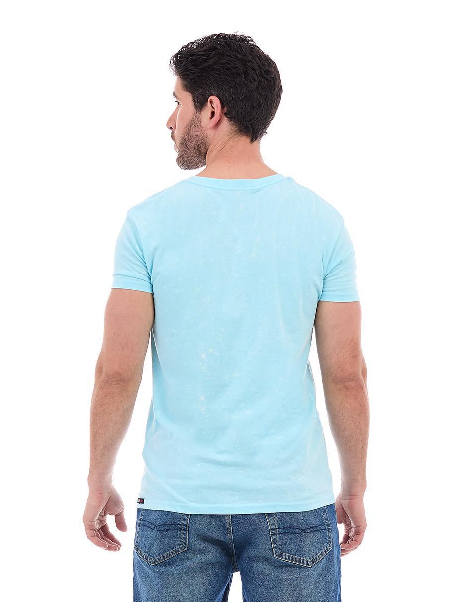 Playera cuello v para hombre 2