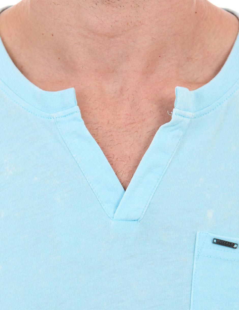 Playera cuello v para hombre 5