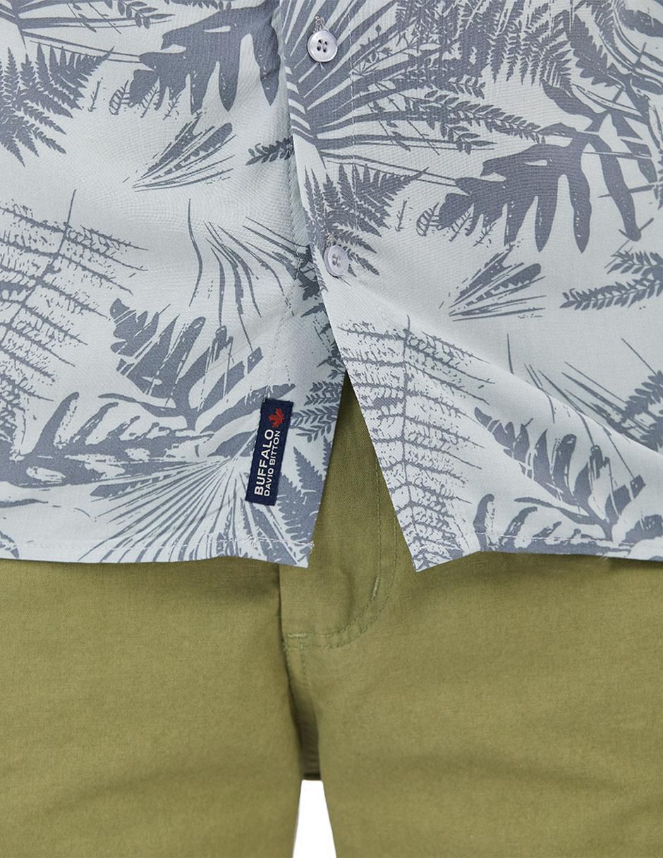 Camisa casual manga corta para hombre 4