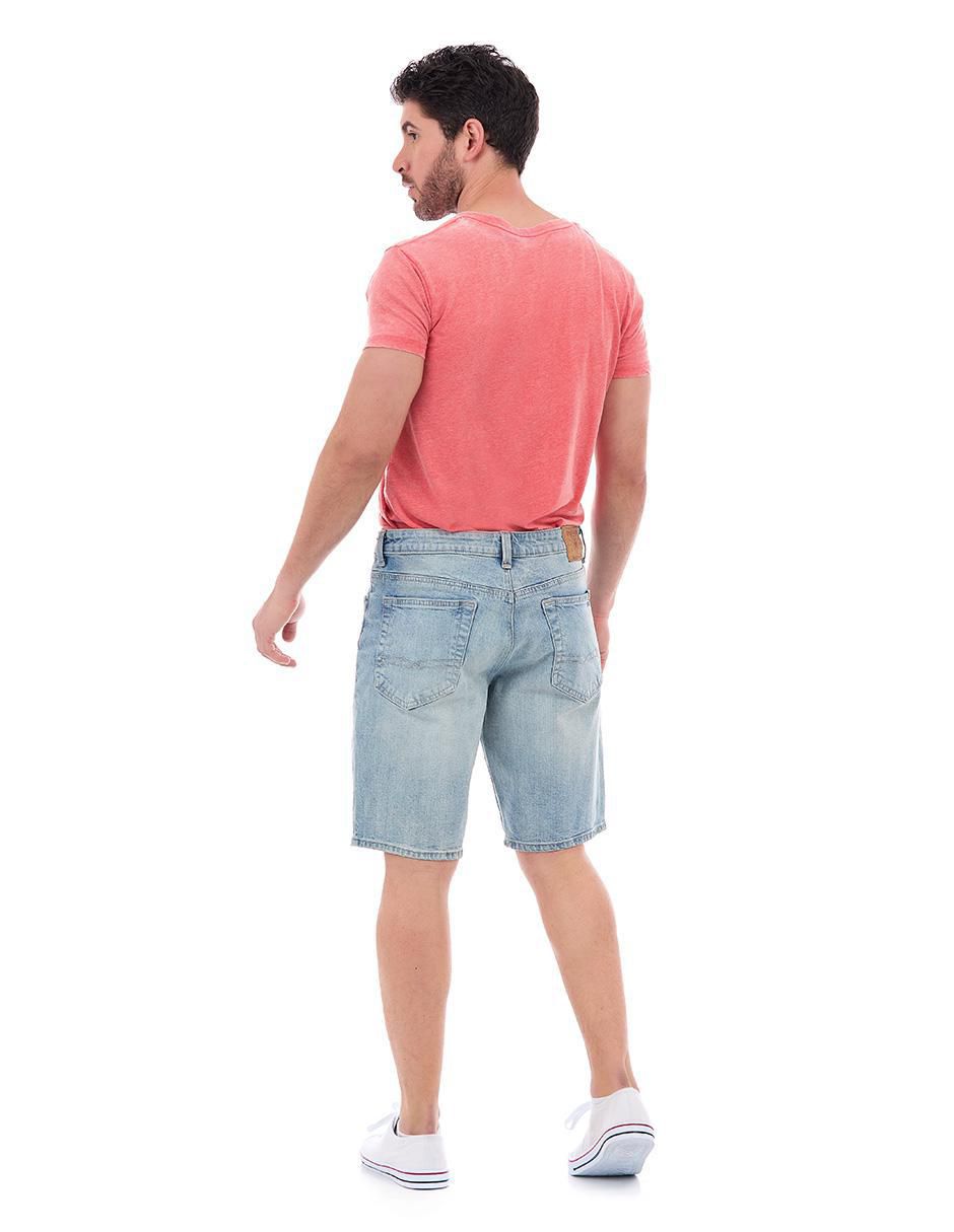 Bermuda de mezclilla para hombre 2