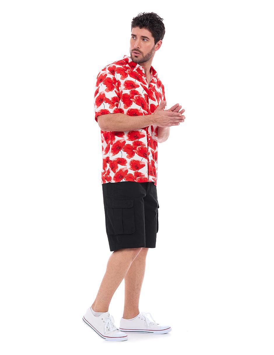 Camisa casual manga corta para hombre 3
