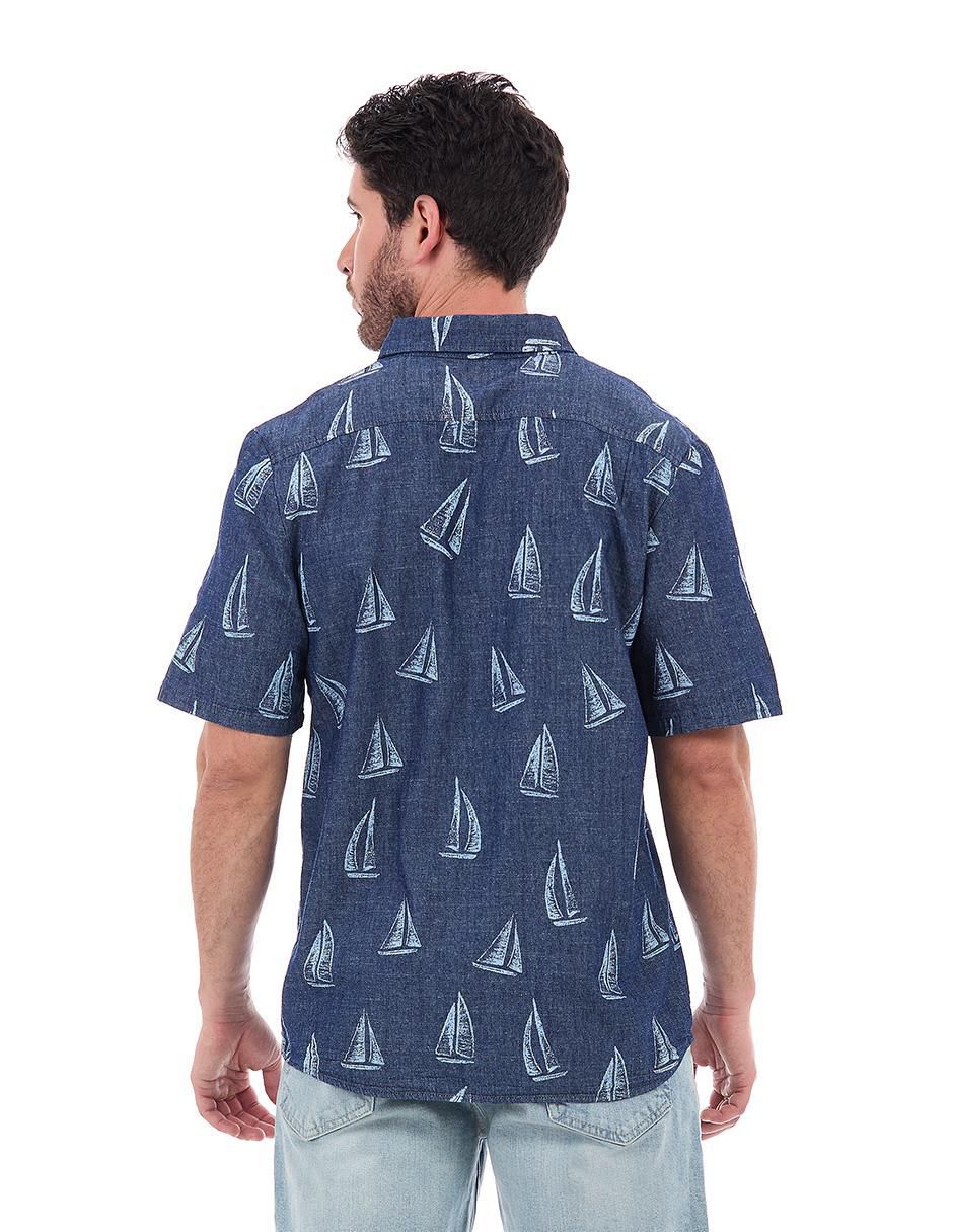 Camisa casual manga corta para hombre 2
