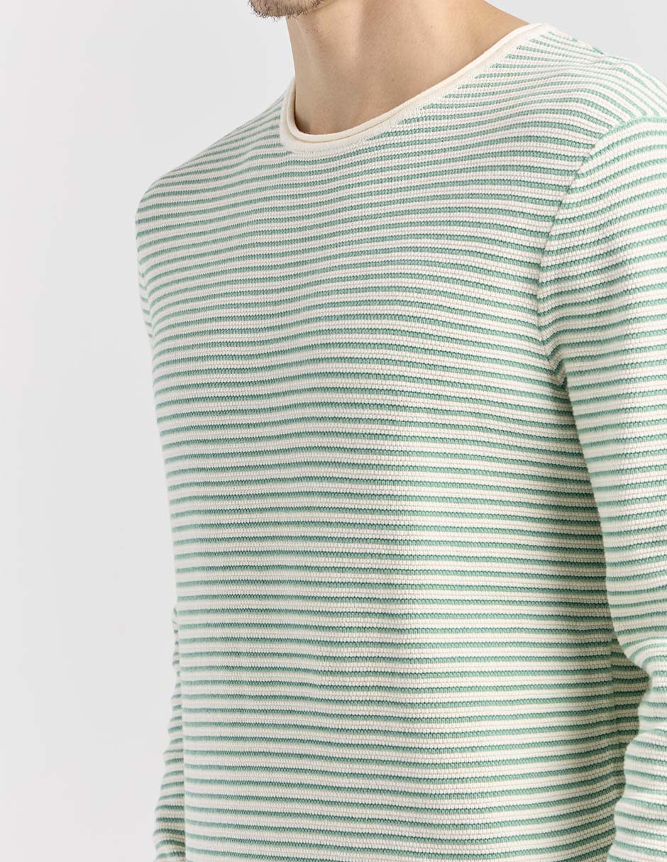 Suéter cuello redondo para hombre 4