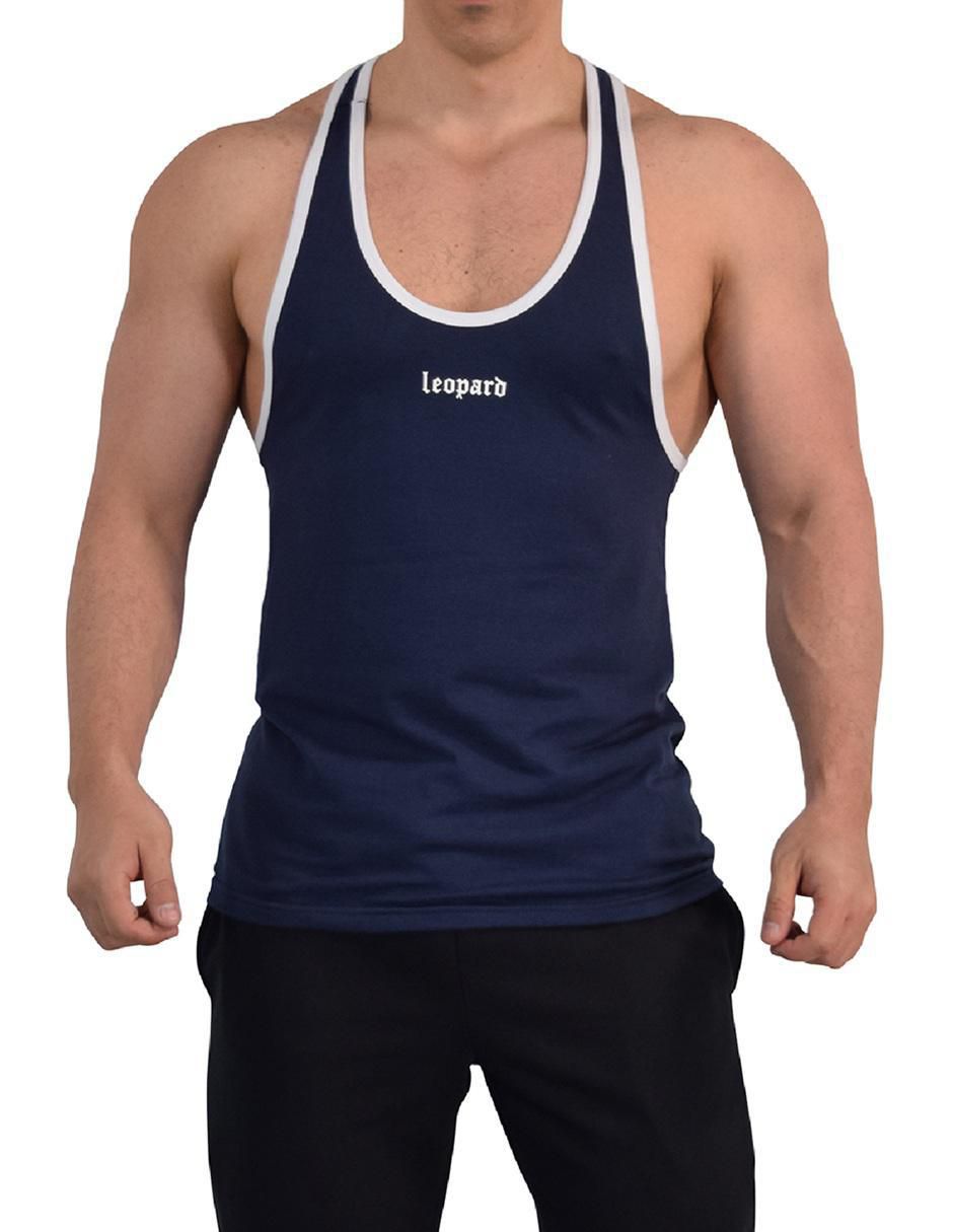 "set playera/playera" john leopard powerhouse tank "cuello" redondo "para hombre"