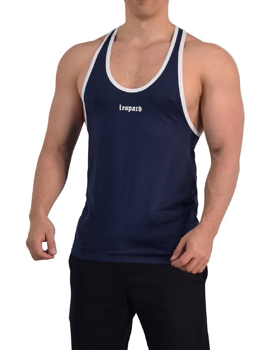 "set playera/playera" john leopard powerhouse tank "cuello" redondo "para hombre"