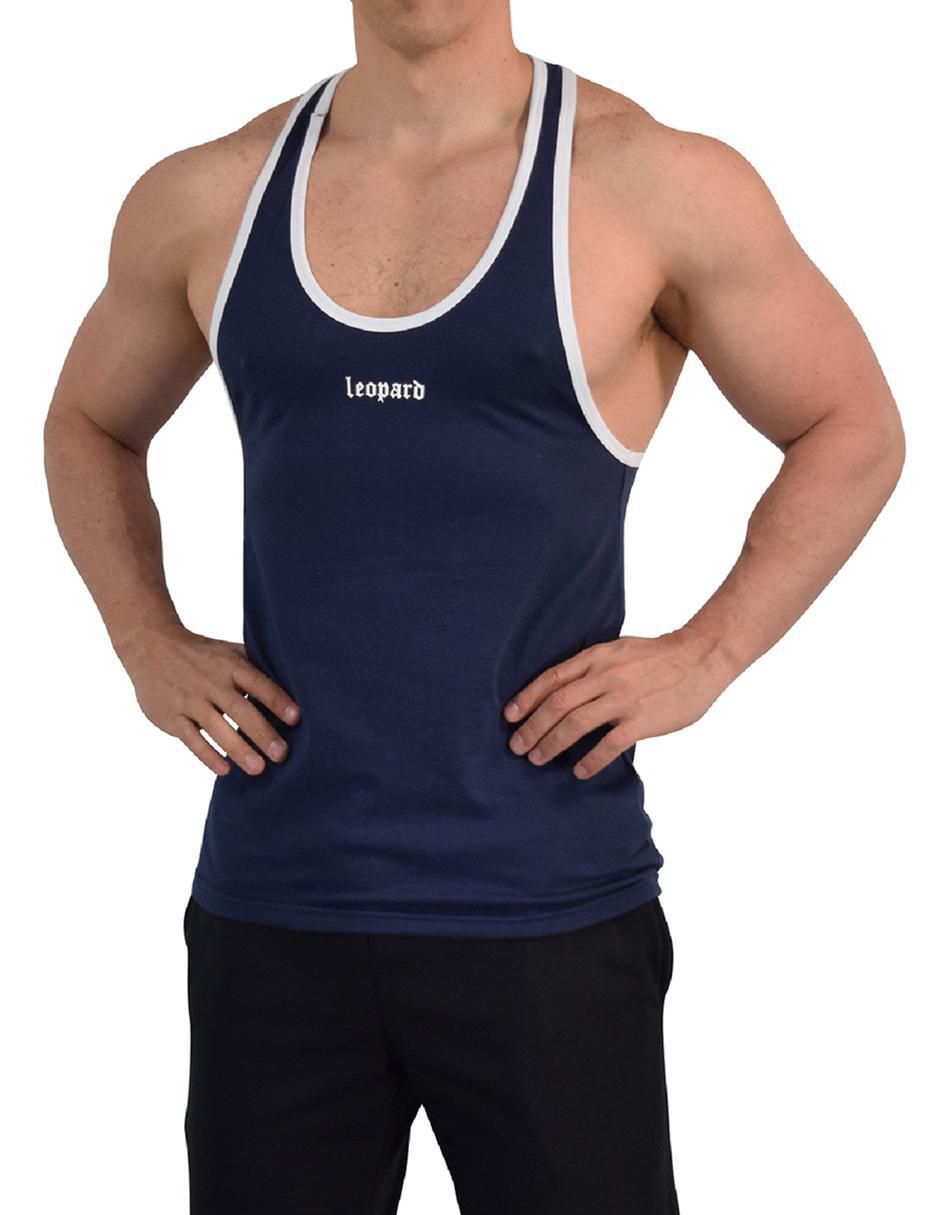 "set playera/playera" john leopard powerhouse tank "cuello" redondo "para hombre"