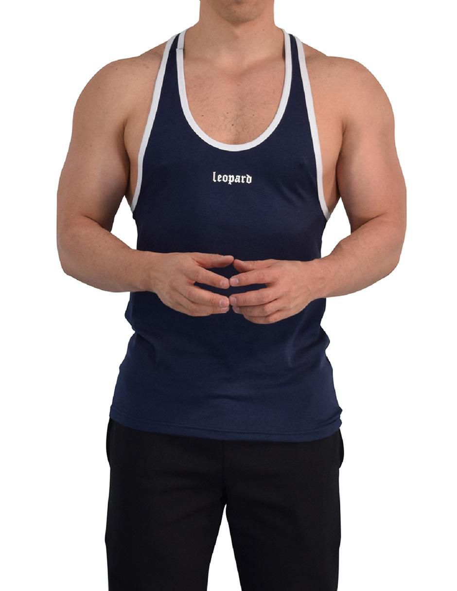 "set playera/playera" john leopard powerhouse tank "cuello" redondo "para hombre"