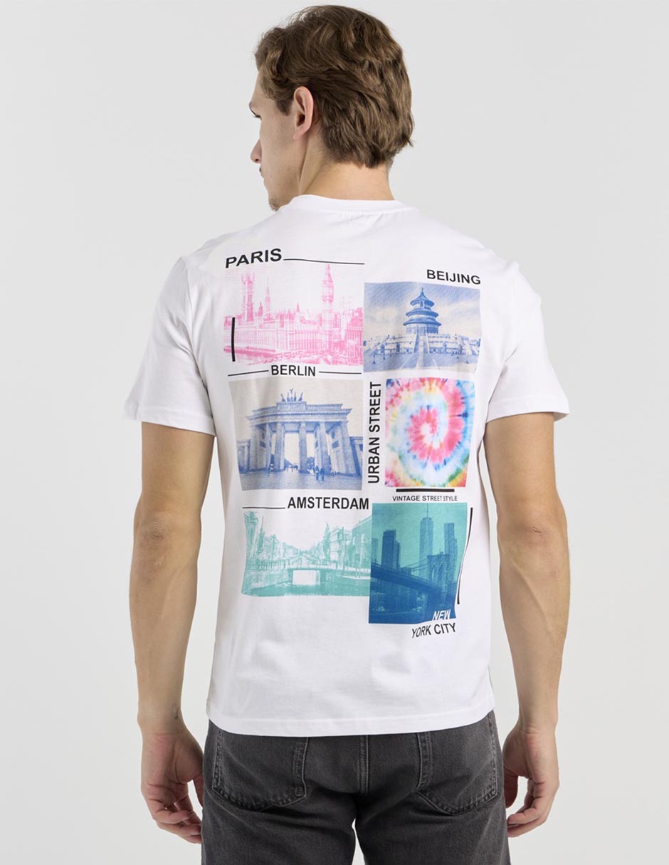 Playera cuello redondo para hombre 2