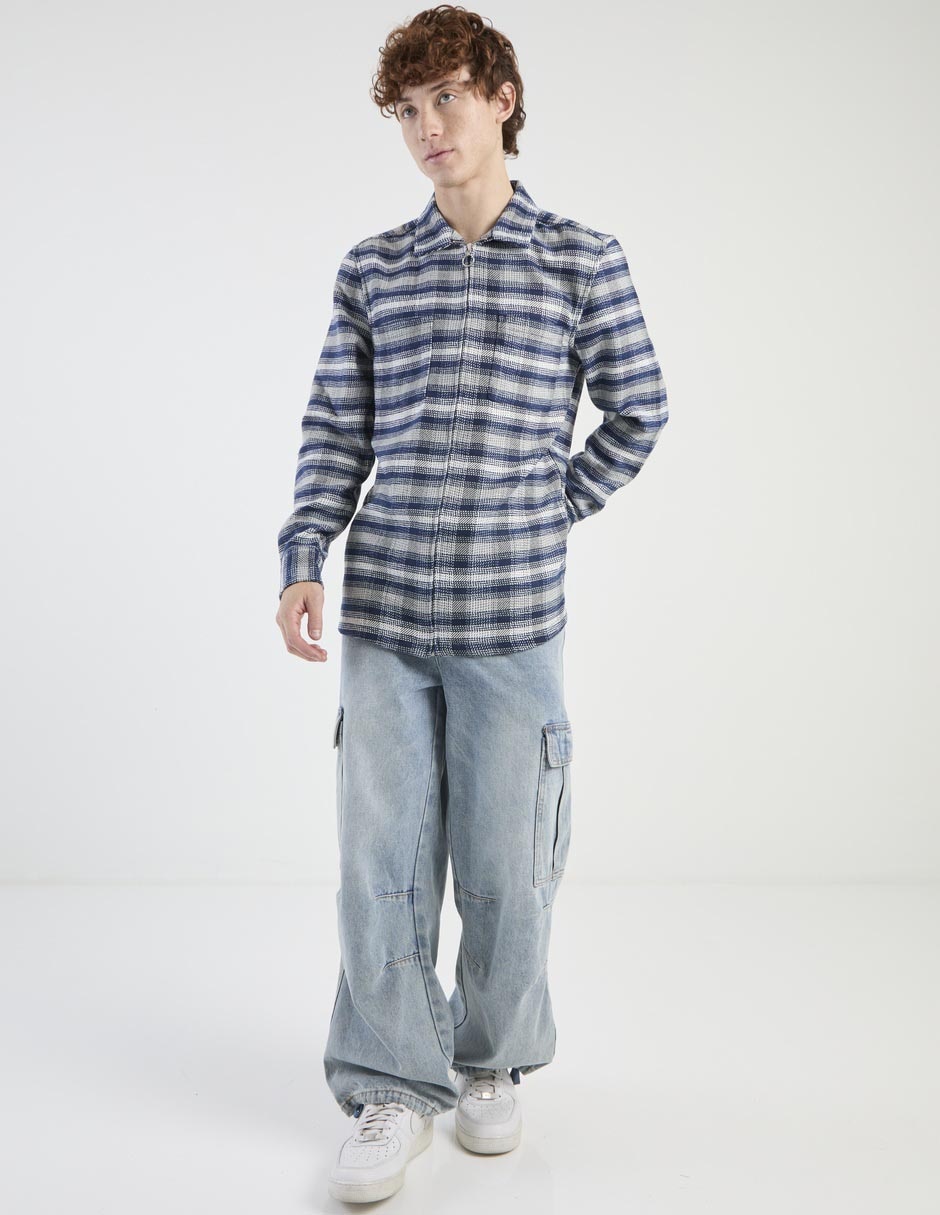 Chamarra casual con bolsillos para hombre 3