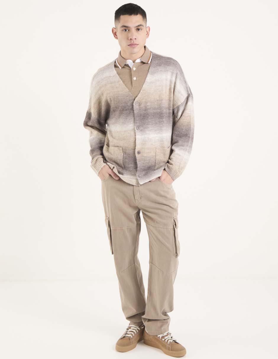 Suéter cuello V para hombre 3