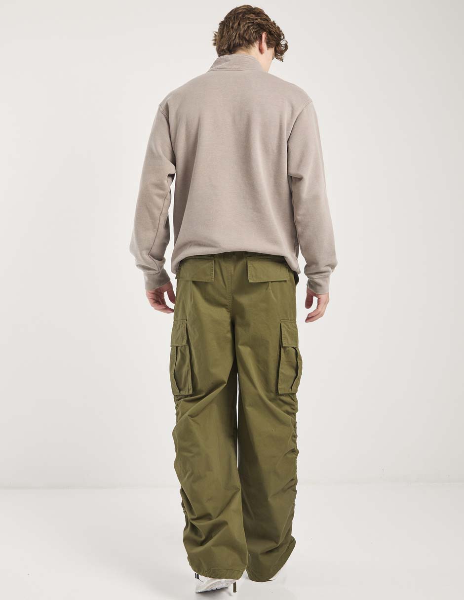 Pantalón cargo straight de algodón para hombre 2