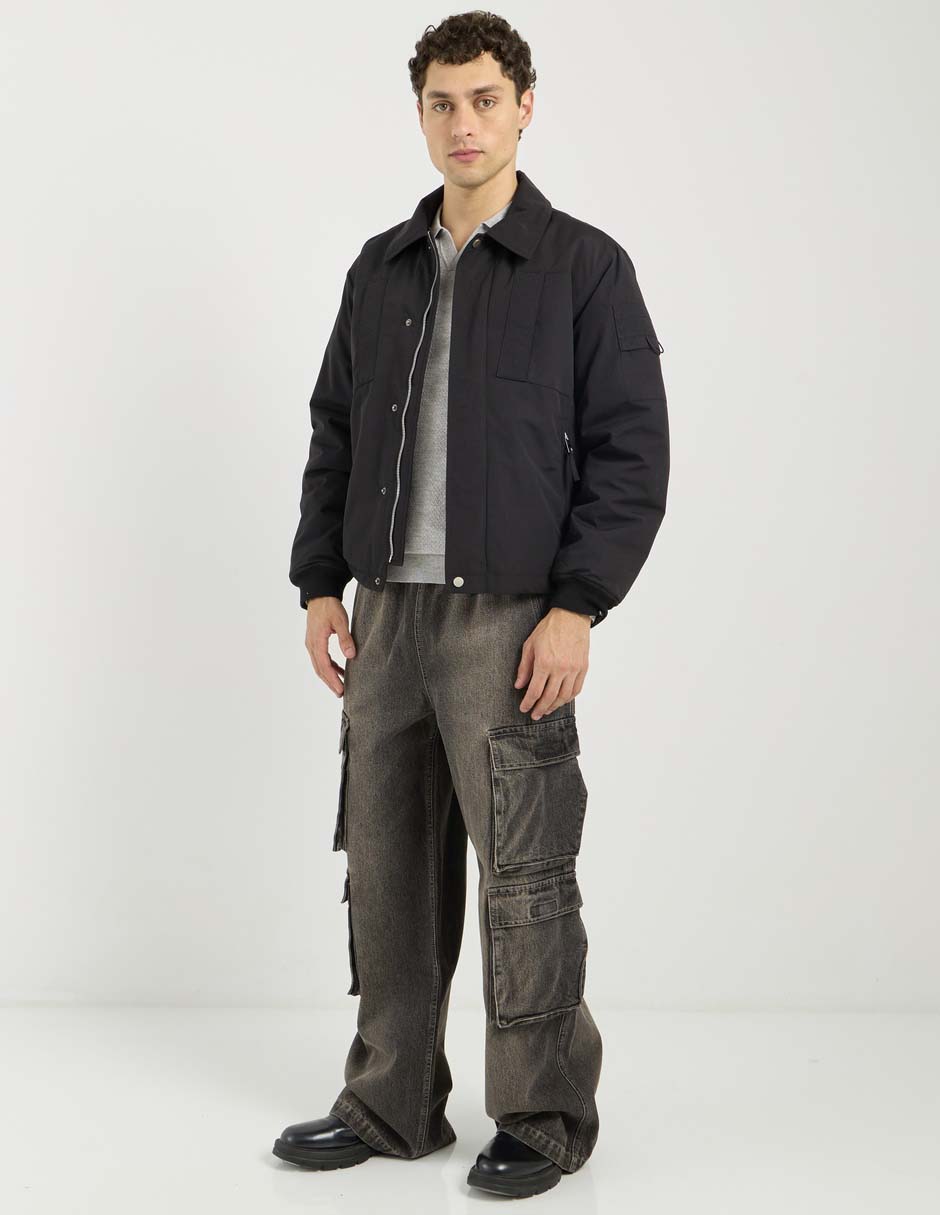 Pantalón cargo regular de algodón para hombre 3