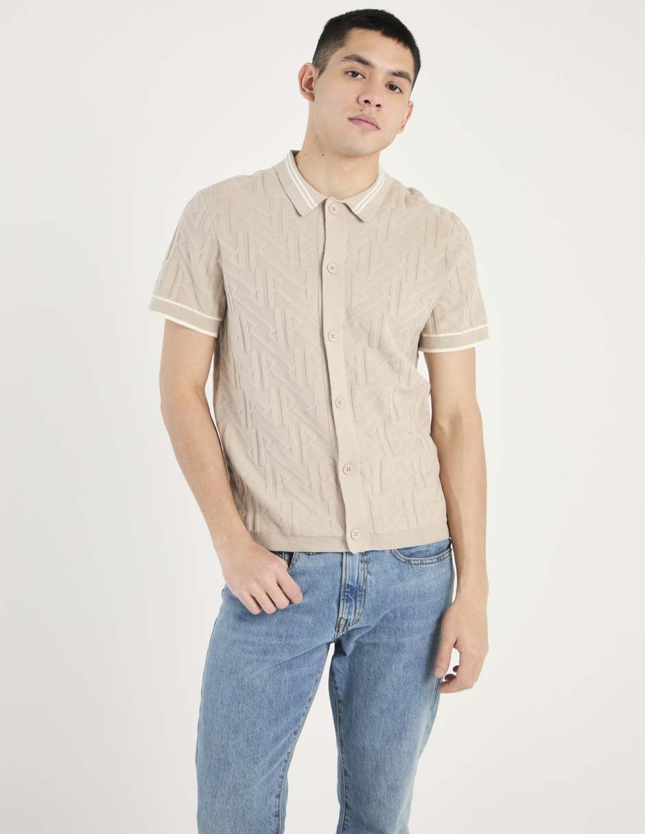 Playera tipo polo para hombre