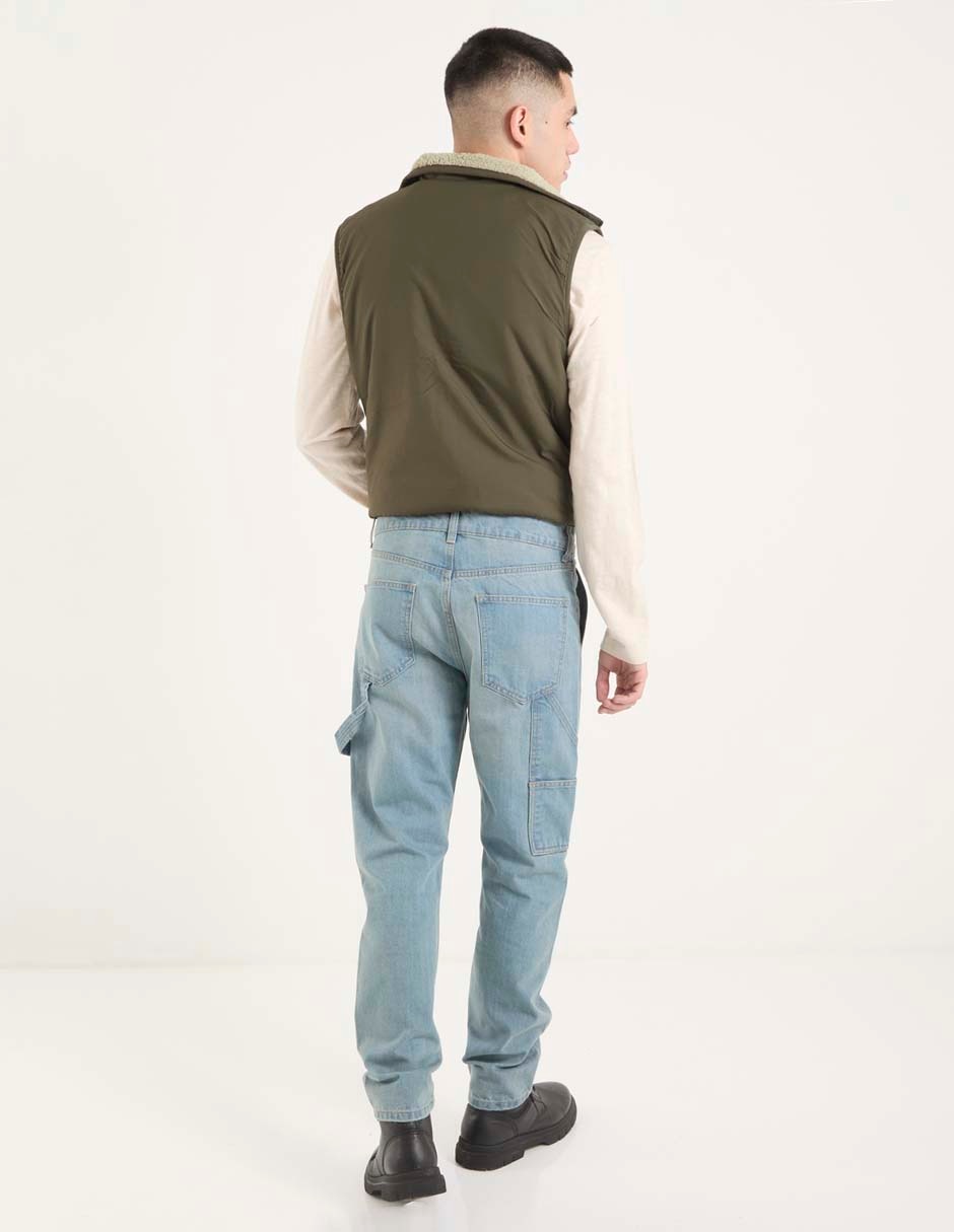 Jeans carpenter straight lavado sand blast para hombre 2