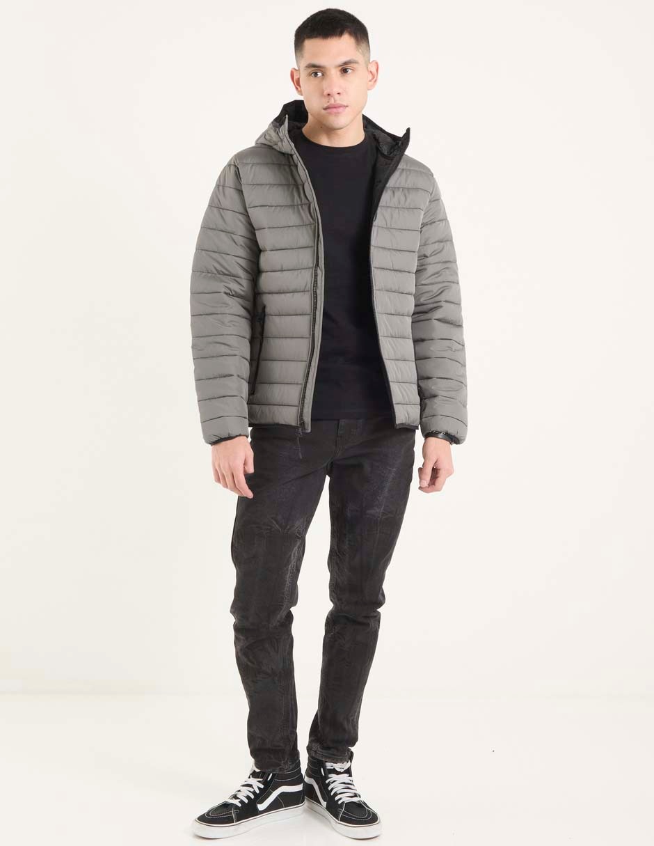 Jeans straight lavado obscuro para hombre 3