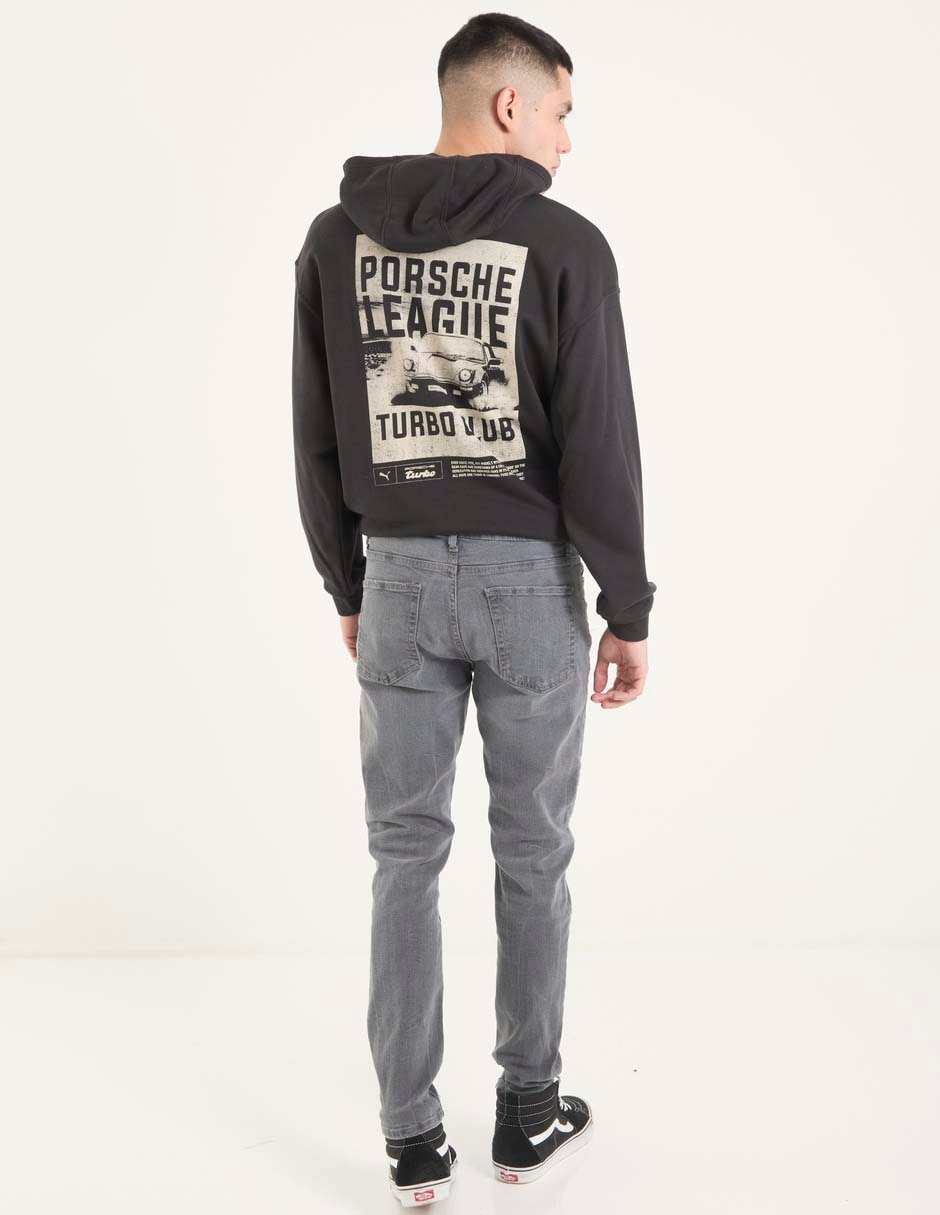 Jeans straight lavado obscuro para hombre 2