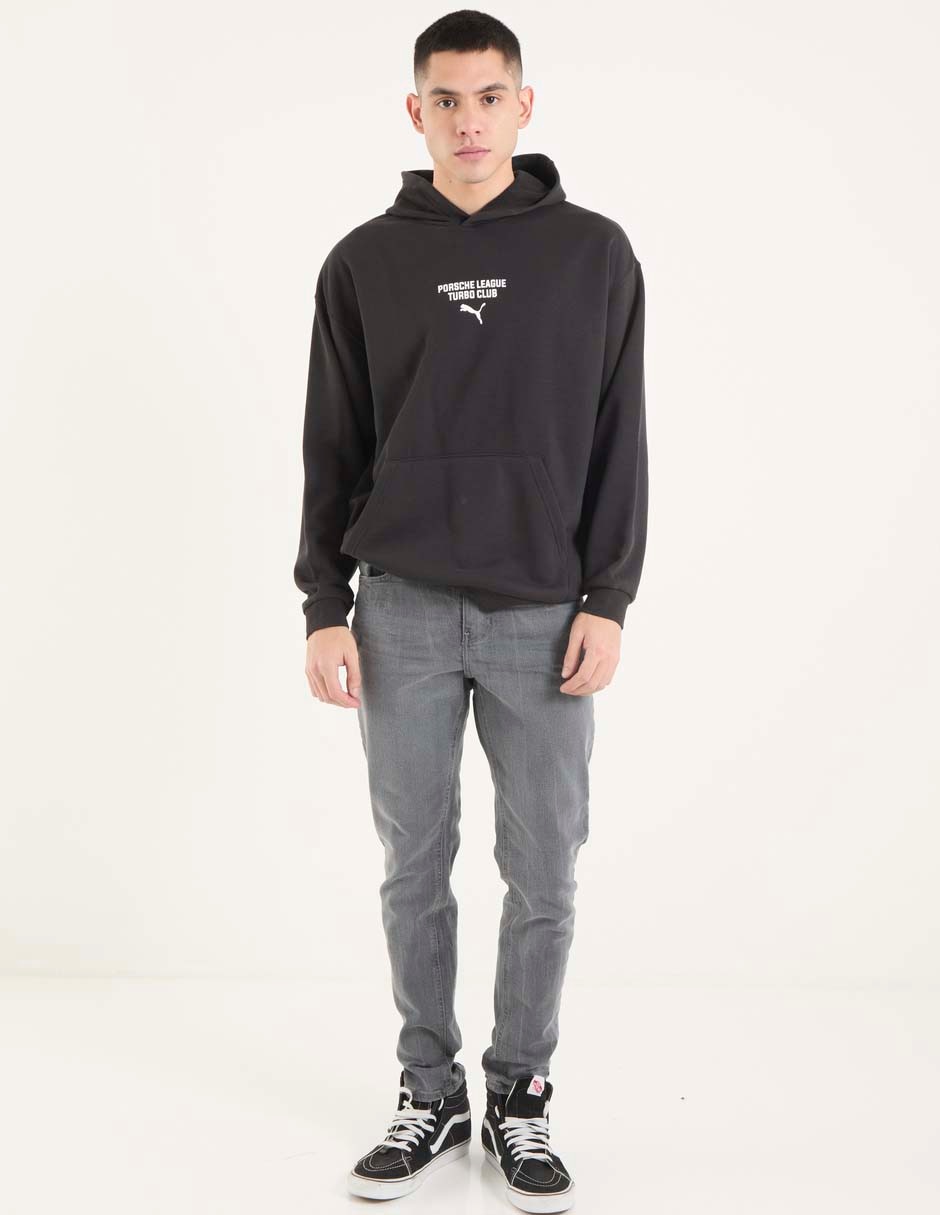 Jeans straight lavado obscuro para hombre 3