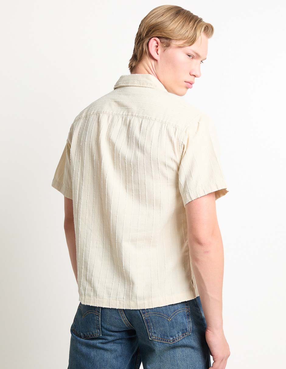 Camisa casual de algodón manga corta para hombre 2