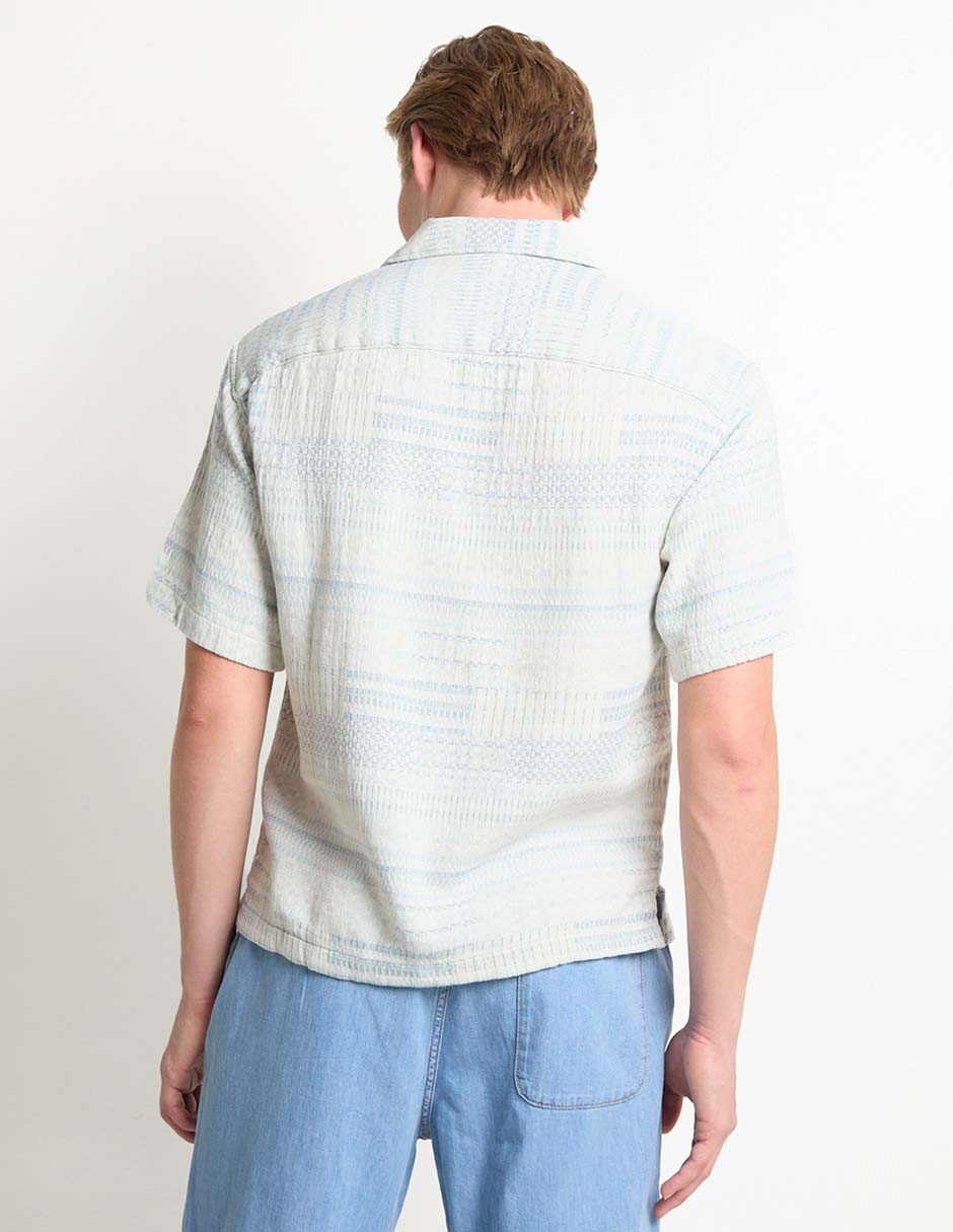 Camisa casual de algodón manga corta para hombre 2