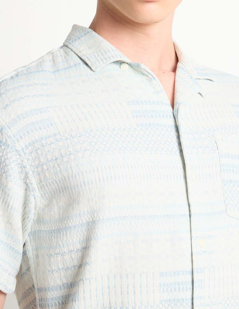 Camisa casual de algodón manga corta para hombre 4