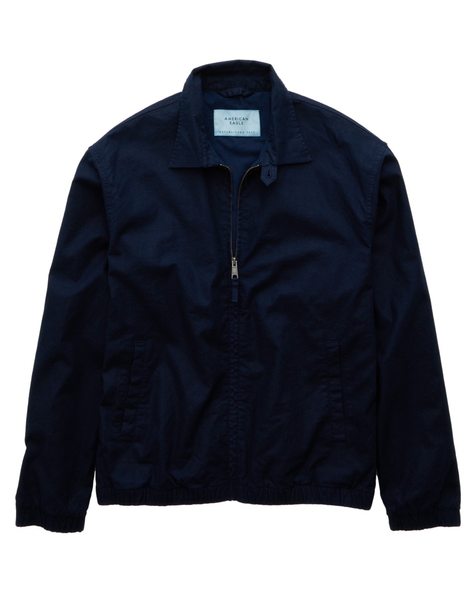 Chamarra casual de material lino para hombre 3