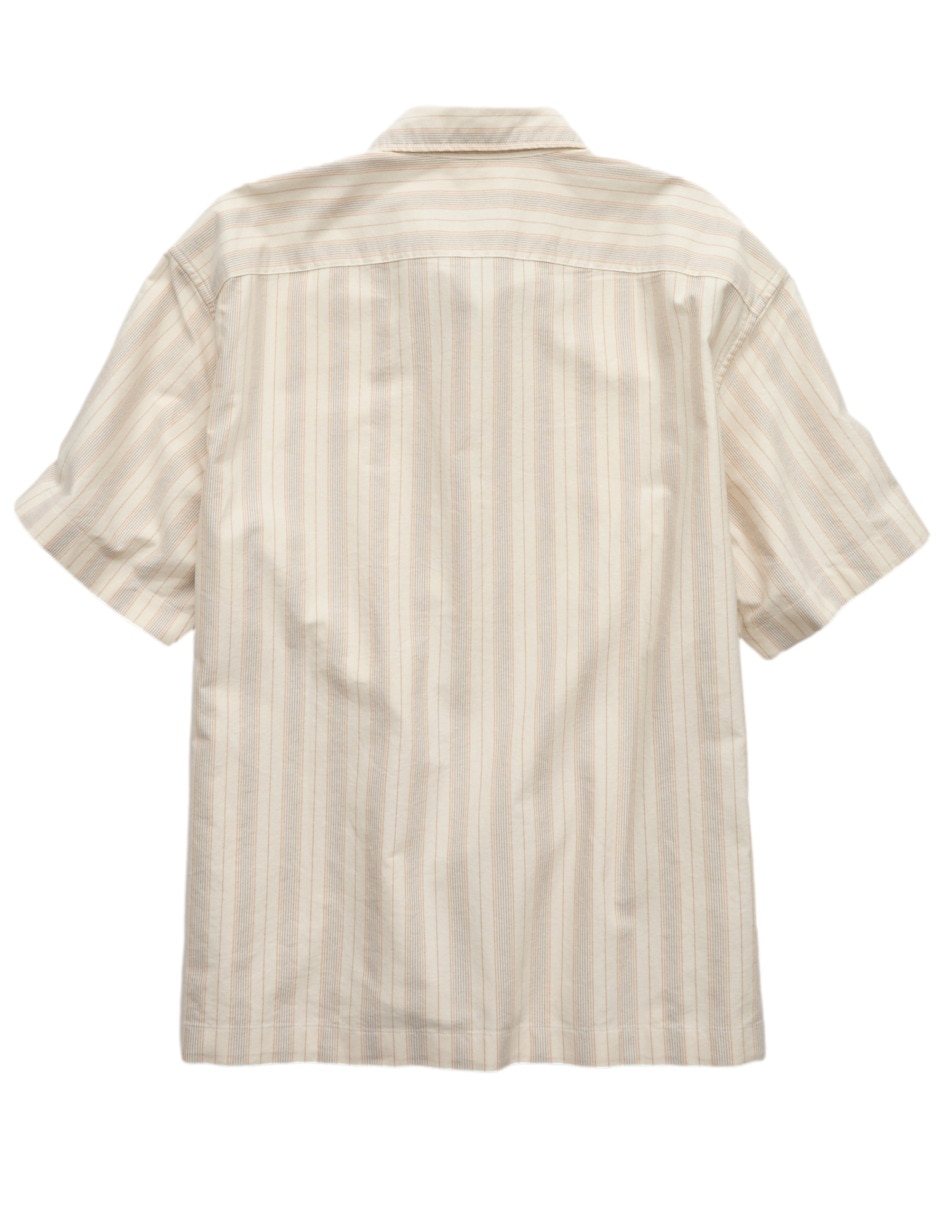 Camisa casual de algodón manga corta para hombre 4