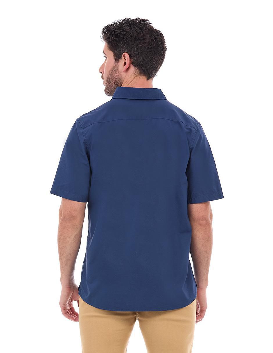 Camisa casual de algodón manga corta para hombre 2