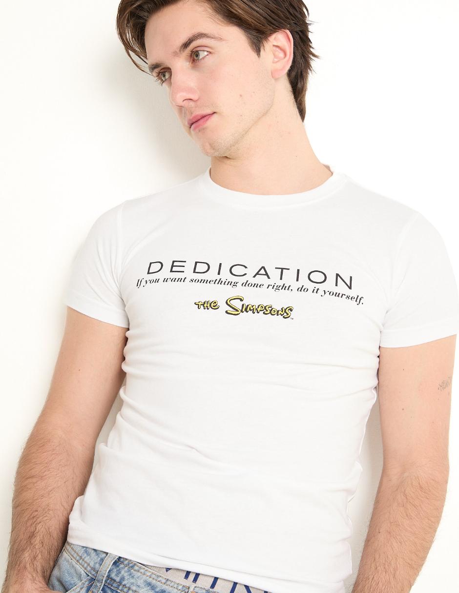 Playera Simpson cuello redondo para hombre 4
