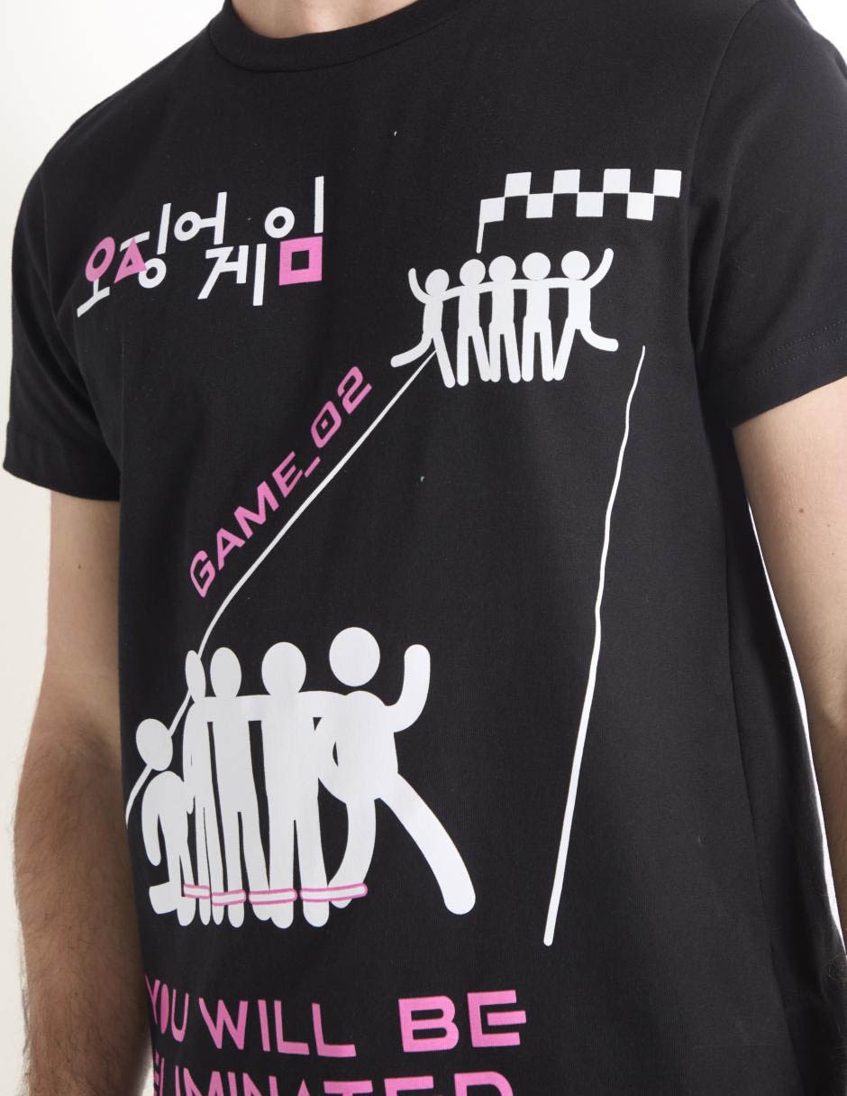 Playera Juego del Calamar cuello redondo para hombre 4