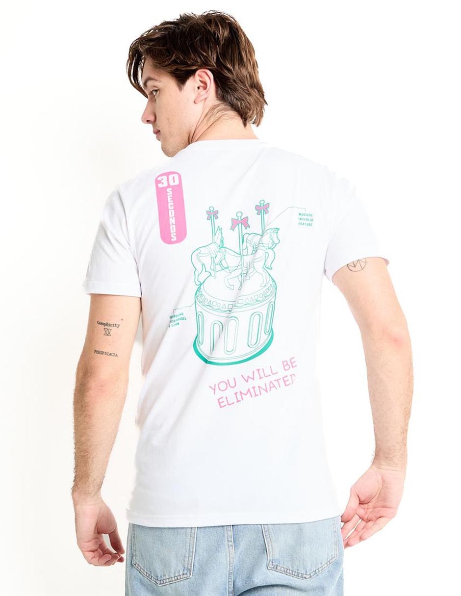Playera Mingle cuello redondo para hombre 2