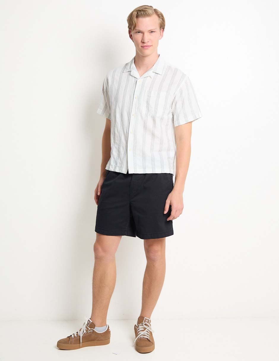 Camisa casual de algodón manga corta para hombre 3