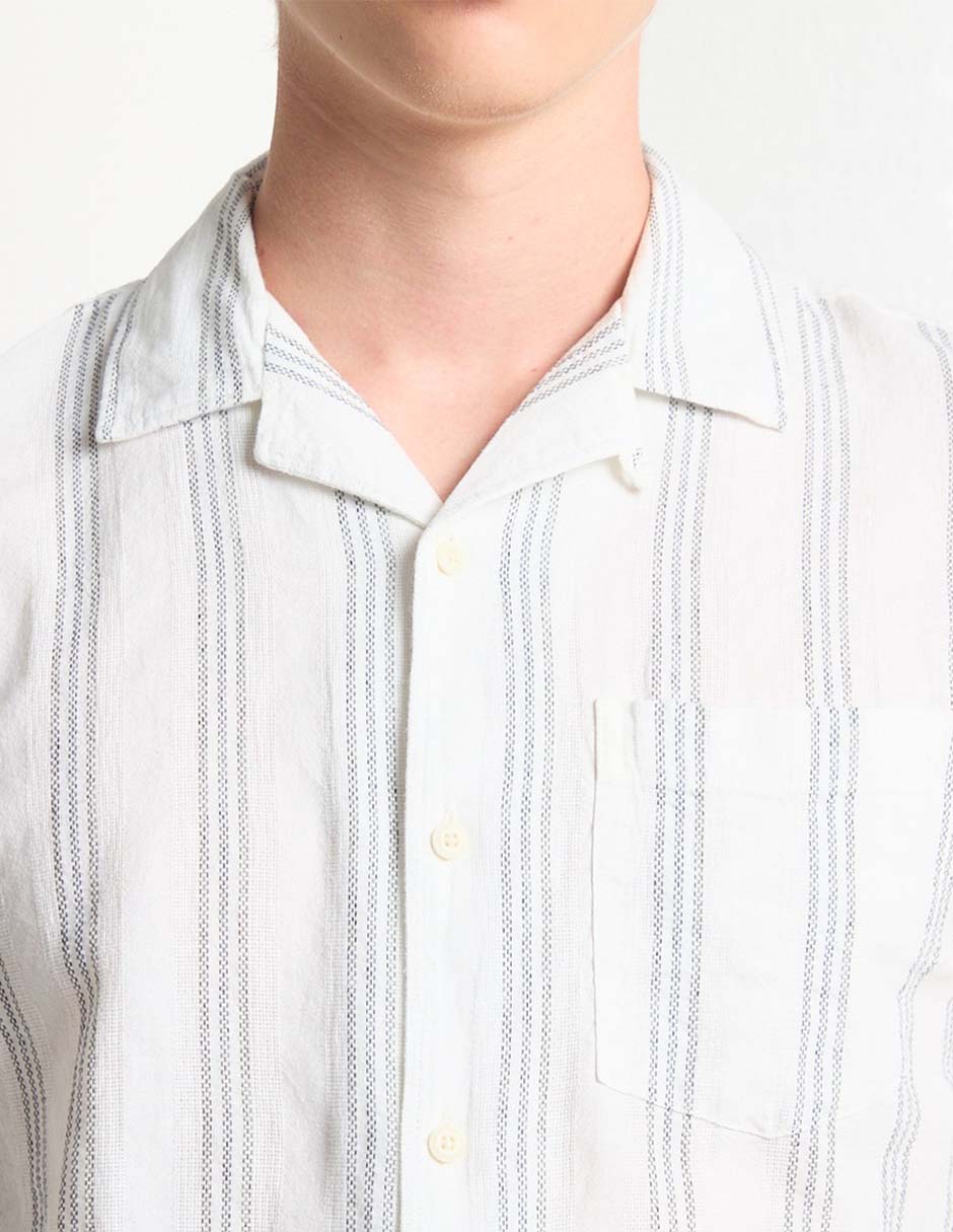 Camisa casual de algodón manga corta para hombre 4
