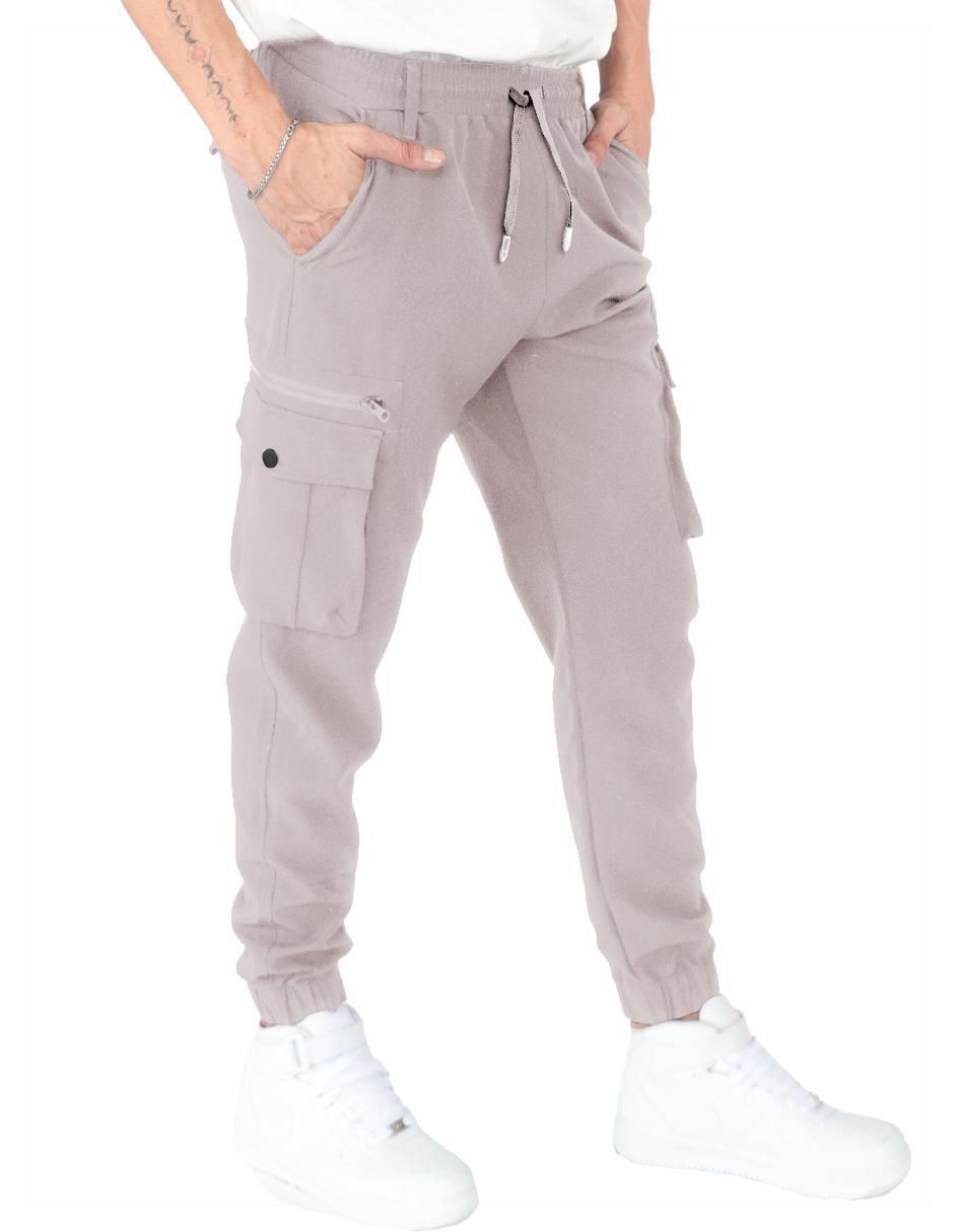 Jogger regular con bolsillos para hombre Jogger regular con bolsillos para hombre