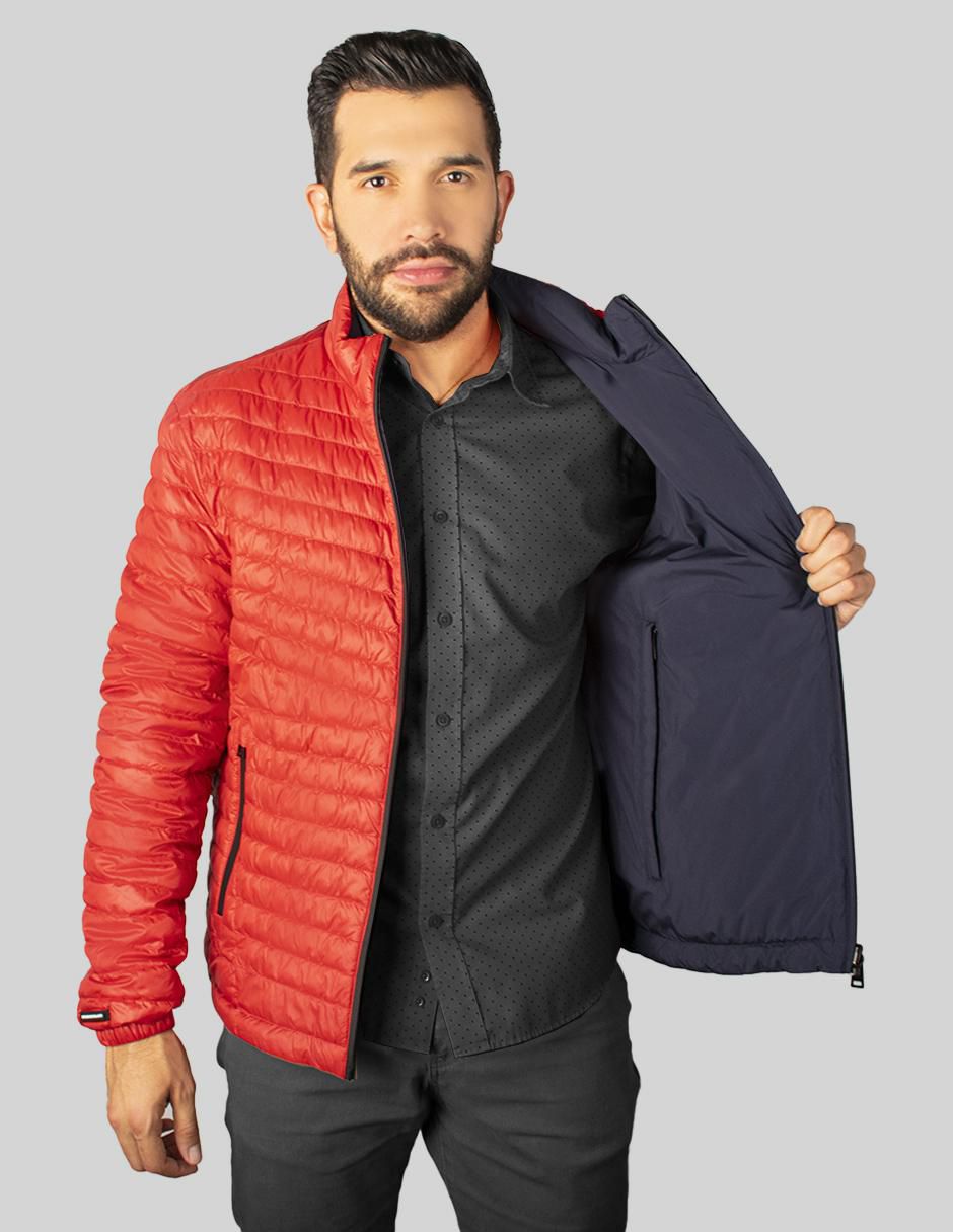 "chamarra" acolchada greenlander no "de" poliéster reversible "para hombre"